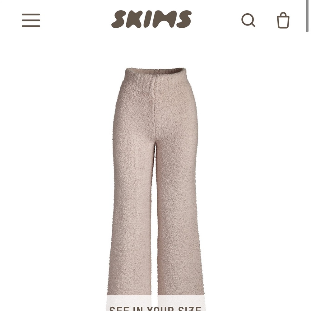 Never worn Skims Cozy Knit Pants